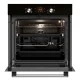 Εντοιχιζόμενος φούρνος ηλεκτρικός TGS 4480 XL άνω πάγκου 80lt μαύρος με 7 τρόπους ψησίματος ECO 3D Cooking & TURBO Fan 46x39x45,5cm