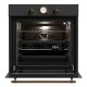 Εντοιχιζόμενος φούρνος ηλεκτρικός TGS 5580 XL RUSTIC ANTH άνω πάγκου 80lt ανθρακί rustic με 8 τρόπους ψησίματος 59,5×59,6×56,5 cm