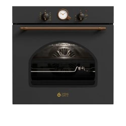 Εντοιχιζόμενος φούρνος ηλεκτρικός TGS 5580 XL RUSTIC ANTH άνω πάγκου 80lt ανθρακί rustic με 8 τρόπους ψησίματος 59,5×59,6×56,5 cm
