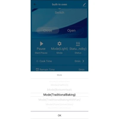 Εντοιχιζόμενος ηλεκτρικός φούρνος TGC 75411 WIFI άνω πάγκου 75lt μαύρος inox & απομακρυσμένο έλεγχο μέσω WiFi 60×60×57,5 cm