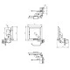 Καυστήρας εξωτερικού χώρου FIREPIT BURNER BFP005H 8kW THERMOGATZ για τζάκια & ειδικές κατασκευές 30x23x22cm