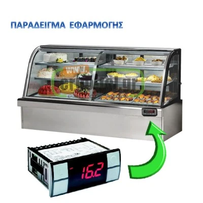 Θερμοστάτης ηλεκτρονικός με 2 ανεξάρτητες εντολές 230V από -50°C έως 150°C ΙΡ65 BETA DC32