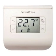 Ψηφιακός θερμοστάτης χώρου λευκός Fantini cosmi CH110 Χειμώνα & Καλοκαίρι (2 μπαταρίες 1,5V)