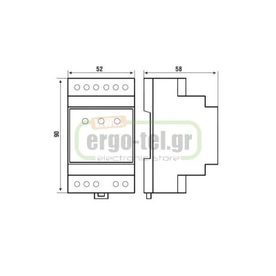 Δέκτης ράγας ασύρματου θερμοστάτη CH 115RF Fantini cosmi  CH 173D