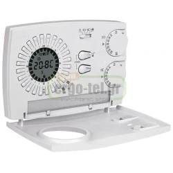 Χρονοθερμοστάτης χώρου εβδομαδιαίος Perry CR209S με οθόνη LCD & διακόπτη on-off