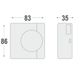 Διμεταλλικός θερμοστάτης χώρου Olympia Electronics BS-900 230V ηλεκτρομηχανικός ρυθμιζόμενος