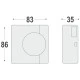 Διμεταλλικός θερμοστάτης χώρου Olympia Electronics BS-900 230V ηλεκτρομηχανικός ρυθμιζόμενος