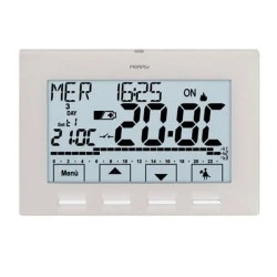 Ηλεκτρονικός χρονοθερμοστάτης Perry 1CRCR028B 3V εβδομαδιαίος με φωτιζόμενα πλήκτρα