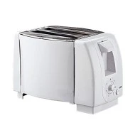 Αυτόματη φρυγανιέρα LAFET 750W σε λευκό χρώμα με 7 επίπεδα ρύθμισης θερμοκρασίας