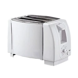Αυτόματη φρυγανιέρα LAFET 750W σε λευκό χρώμα με 7 επίπεδα ρύθμισης θερμοκρασίας