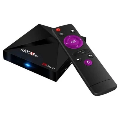 Δέκτης IPTV A5X MAX RK3328 4G32G TV Box με έξοδο για βίντεο υψηλής ευκρίνειας Δέκτης IPTV A5X MAX RK3328 4G32G TV Box με έξοδο για βίντεο υψηλής ευκρίνειας