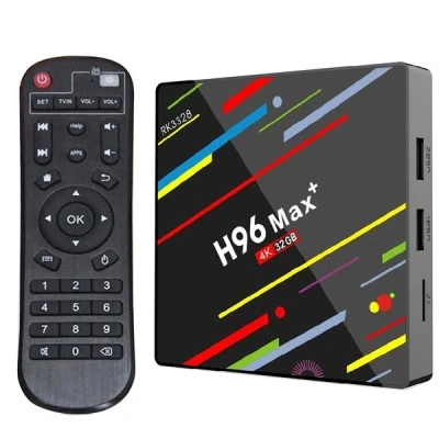 Δέκτης IPTV H96 MAX Plus Android 8.1 smart TV Box 4GB RAM 64GB ROM RK3328 2.4G/5G Wifi 4K H.265