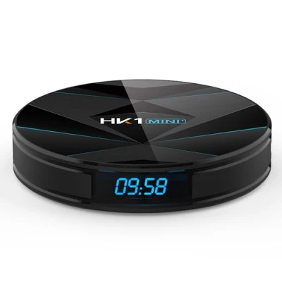 Δέκτης IPTV hk1 mini + rk3318 2g/16g +bt+dual wifi +clock display android 9.0
