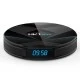 Δέκτης IPTV hk1 mini + rk3318 2g/16g +bt+dual wifi +clock display android 9.0