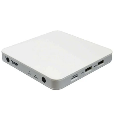 Δέκτης TVIP S-Box v.605 WHITE Edition IPTV 4K HEVC HD Multimedia Stalker Streamer 5Ghz Wlan