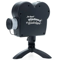 Χριστουγεννιάτικος προβολέας projector Star Window Wonderland για διακόσμηση παραθύρων με 12 μοτίβα