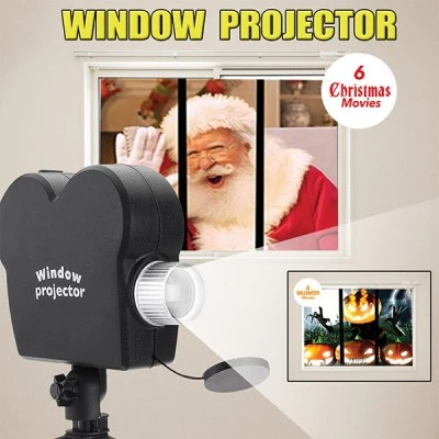 Χριστουγεννιάτικος προβολέας projector Star Window Wonderland για διακόσμηση παραθύρων με 12 μοτίβα Χριστουγεννιάτικος προβολέας projector Star Window Wonderland για διακόσμηση παραθύρων με 12 μοτίβα