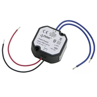 Τροφοδοτικό 12 VDC 1A PULSAR PSC12010  με στεγανό περίβλημα IP67 για κάμερες ασφαλείας