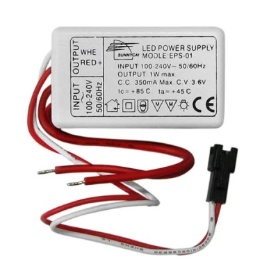 Τροφοδοτικό ηλεκτρονικό 1W 350mA 3.6V για σποτ led Τροφοδοτικό ηλεκτρονικό 1W 350mA 3.6V για σποτ led