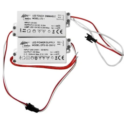 Τροφοδοτικό ηλεκτρονικό και dimmer αφής 1W 350mA 3.6V για σποτ led