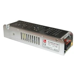 Τροφοδοτικό mini αλουμινίου 150W 6.5A 230V στα 24VDC για ταινίες και λάμπες led μη στεγανό IP20 Τροφοδοτικό mini αλουμινίου 150W 6.5A 230V στα 24VDC για ταινίες και λάμπες led μη στεγανό IP20