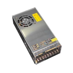 Τροφοδοτικό 400W 33,33A μεταλλικό 230V στα 12VDC για ταινίες & λάμπες led μη στεγανό IP20