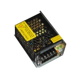 Τροφοδοτικό 24W 1A μεταλλικό 230V στα 24VDC για ταινίες & λάμπες led μη στεγανό IP20