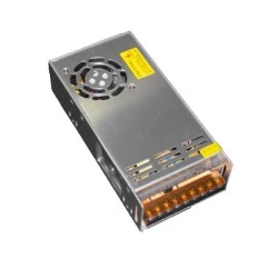 Τροφοδοτικό 350W 15A μεταλλικό 230V στα 24VDC για ταινίες & λάμπες led μη στεγανό IP20