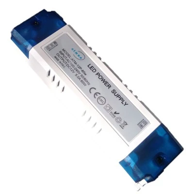 Τροφοδοτικό 60W 5A πλαστικό 230V στα 12VDC για ταινίες & λάμπες led μη στεγανό IP20