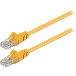 ΚΑΛΩΔΙΟ ΔΙΚΤΥΟΥ CAT 5e GOOBAY 68336 U/UTP PATCHABLE  0.5m ΣΕ ΚΙΤΡΙΝΟ ΧΡΩΜΑ