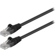 ΚΑΛΩΔΙΟ ΔΙΚΤΥΟΥ CAT 5e GOOBAY 68643 U/UTP PATCHABLE 0.5m ΣΕ ΜΑΥΡΟ ΧΡΩΜΑ