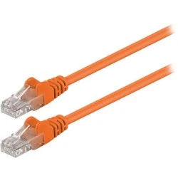 ΚΑΛΩΔΙΟ ΔΙΚΤΥΟΥ CAT 5e GOOBAY 95218 U/UTP PATCHABLE 1m ΣΕ ΠΟΡΤΟΚΑΛΙ ΧΡΩΜΑ