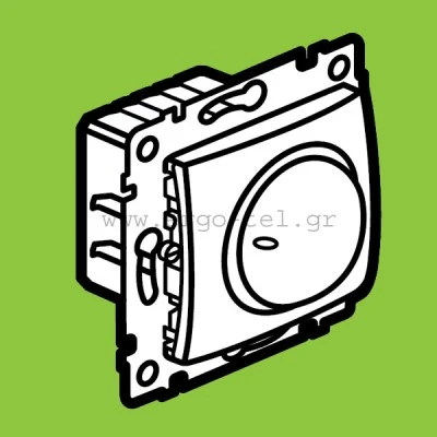 Ρυθμιστής περιστροφικός 400W για λάμπες 230V κρεμ Legrand Valena Classic