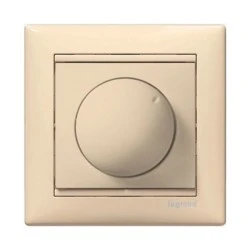 Ρυθμιστής περιστροφικός 400W για λάμπες 230V κρεμ Legrand Valena Classic Ρυθμιστής περιστροφικός 400W για λάμπες 230V κρεμ Legrand Valena Classic