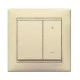 Ρυθμιστής πατητός 400W για λάμπες 230V & 12V κρεμ Legrand Valena Classic