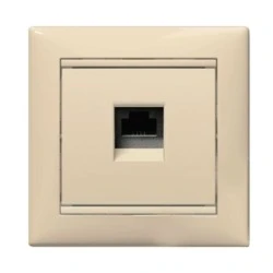 Πρίζα τηλεφώνου RJ11 κρεμ Legrand Valena Classic