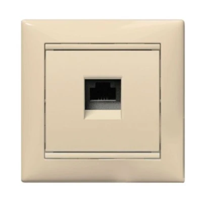 Πρίζα τηλεφώνου RJ11 κρεμ Legrand Valena Classic