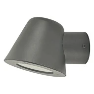 Επίτοιχο φωτιστικό μαύρο VIDA 1xGU10 max35W εξωτερικού χώρου IP44 με διάφανο γυαλί