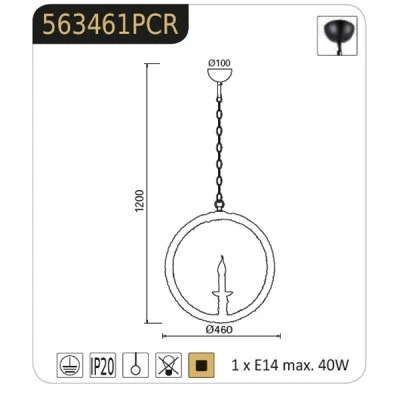 Φωτιστικό κρεμαστό μονόφωτο κύκλος Ø460mm με σχοινί & ντουί Ε14 σειρά Vintage Φωτιστικό κρεμαστό μονόφωτο κύκλος Ø460mm με σχοινί & ντουί Ε14 σειρά Vintage