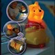 Παιδικό φωτιστικό νυκτός & φακός Winnie The Pooh τρισδιάστατη σχεδίαση 3D επαναφορτιζόμενο
