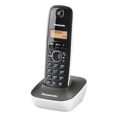 Ασύρματο Τηλέφωνο Panasonic KX-TG1611GRW σε μαύρο-λευκό χρώμα με αναγνώριση κλήσης 