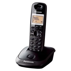 Ασύρματο Τηλέφωνο Panasonic KX-TG2511GRT σε μαύρο χρώμα δυνατότητα ανοιχτής ακρόασης & κατάλογο 50 αριθμών