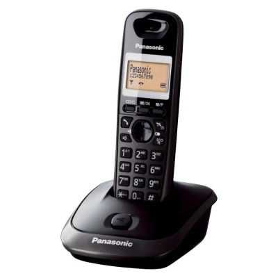 Ασύρματο Τηλέφωνο Panasonic KX-TG2511GRT σε μαύρο χρώμα δυνατότητα ανοιχτής ακρόασης & κατάλογο 50 αριθμών