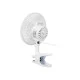 Ανεμιστήρας επιτραπέζιος 6"/15cm 25W 2 σε 1 με κλιπ BLOW σε λευκό χρώμα