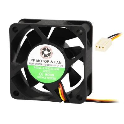 Ανεμιστήρας με διάσταση 60x60x25mm τάση τροφοδοσίας 12V με ρουλεμάν 39,5 m³/ώρα & ταχύτητα 4500rpm