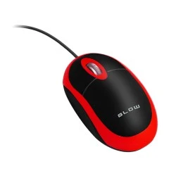 Οπτικό ποντίκι BLOW MP-20 σύνδεση μέσω USB 1000DPI μαύρο χρώμα με κόκκινο φινίρισμα