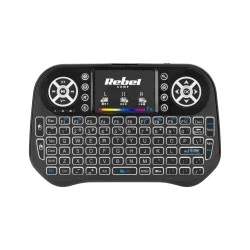 Ασύρματο πληκτρολόγιο Rebel Mini Q5 Smart TV BOX εύρος λειτουργίας έως 10m  με touchpad & λειτουργία ποντικιού