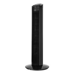 Ανεμιστήρας στήλη 50W με τηλεχειριστήριο 74cm με 3 λειτουργίες σε μαύρο χρώμα