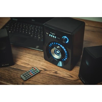 Ηχεία υπολογιστή 2.1 MS-27 με Bluetooth ,ραδιόφωνο MP3 & οθόνη LCD