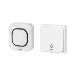 Ασύρματο κουδούνι με τροφοδοσία 230V IP44 REBEL με 58 μελωδίες & εμβέλεια 150m 